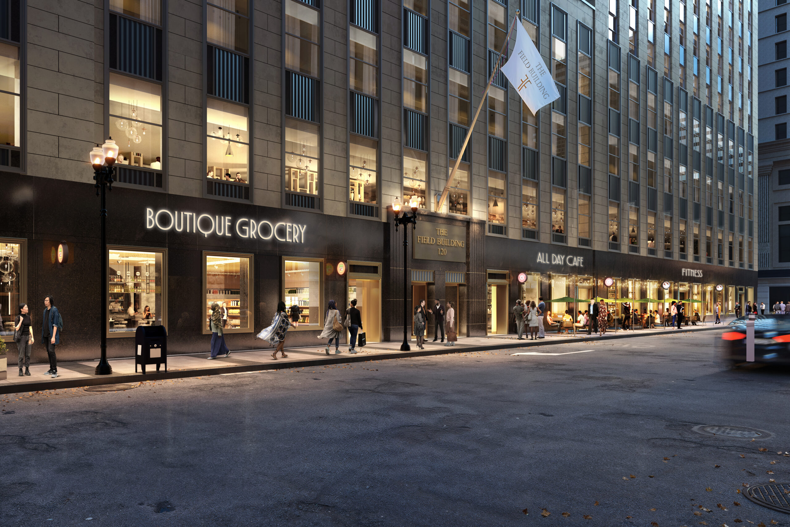 One of Chicago’s Great Office Towers Is Becoming a Neighborhood